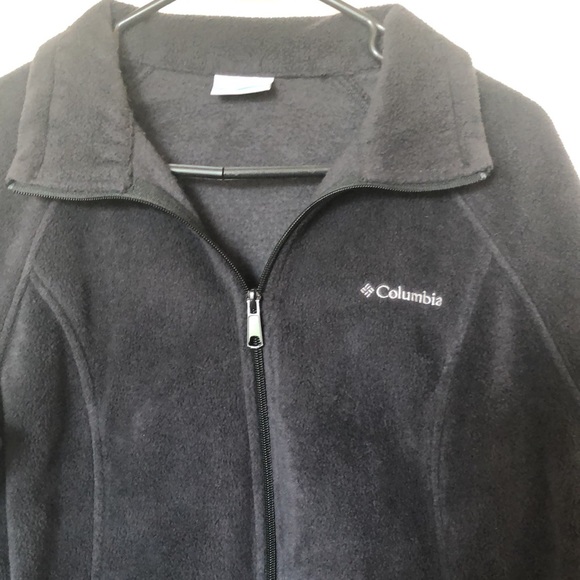 Columbia Other - COLUMBIA FLEECE FULL ZIP JACKET LIGHT BLACK LARGE
